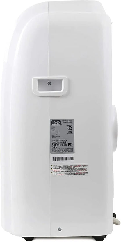 14,000 BTU Portable Air Conditioner with Heat and Remote Control, White