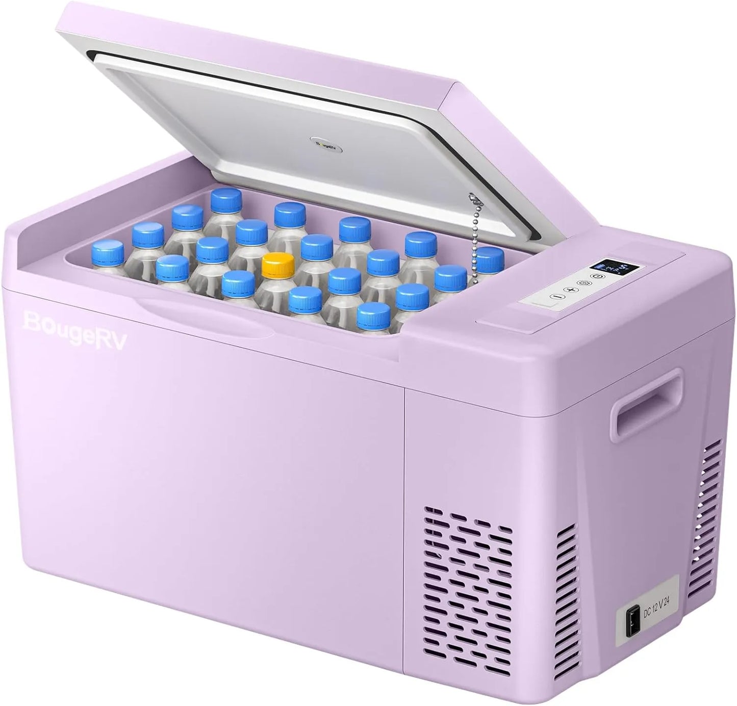 12 Volt Refrigerator 12V Car Fridge 23 Quart Portable Freezer Compressor Cooler 12/24V DC 110~240 Volt AC for Truck Van RV Camper SUV Travel Camping Road Trips Tailgating -7℉~50℉