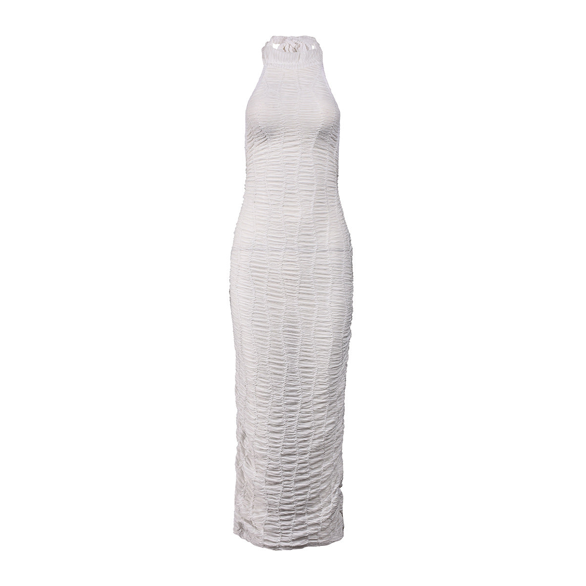 Women's Backless Halter Neck Bodycon Dress